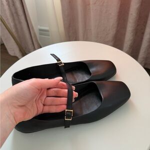 H&M Black Mary Jane Flats